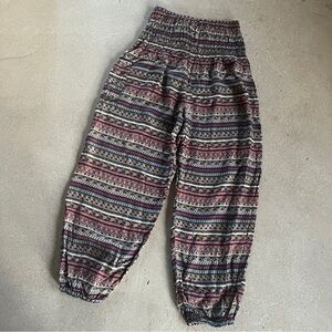 Women's Multicolor Striped Joggers
